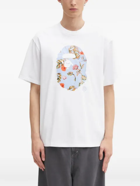 A BATHING APE® t-shirt Vacation Pattern Ape Head