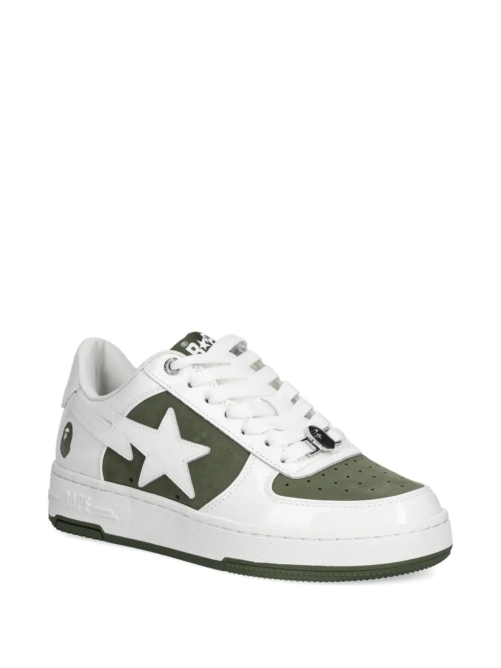A BATHING APE BAPE STA #6 L panelled sneakers - Wit