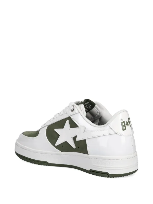 A BATHING APE® BAPE STA #6 L Panelled Sneakers | White | FARFETCH CA