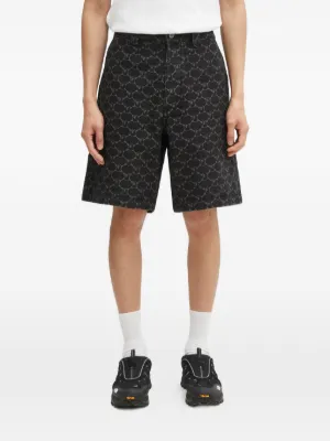 A BATHING APE® ダメージ ショートパンツ | グレー | FARFETCH JP