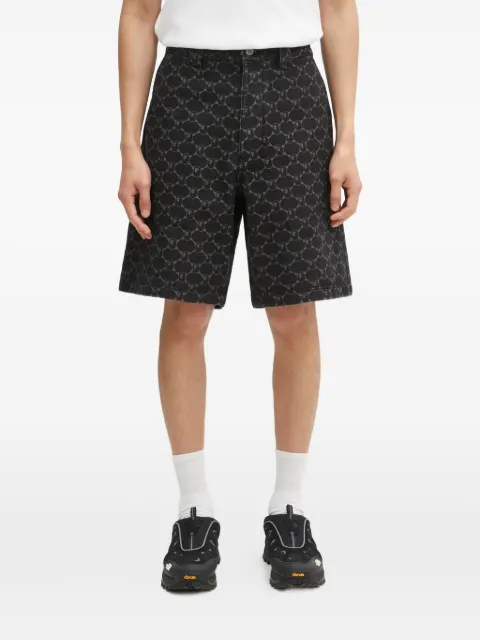 A BATHING APE® shorts de mezclilla College Monogram