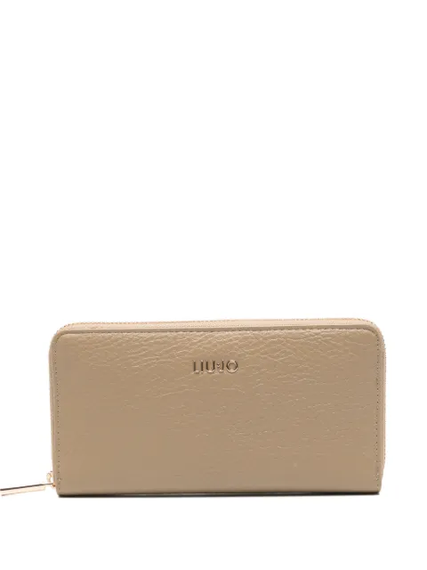 LIU JO logo-plaque zip wallet