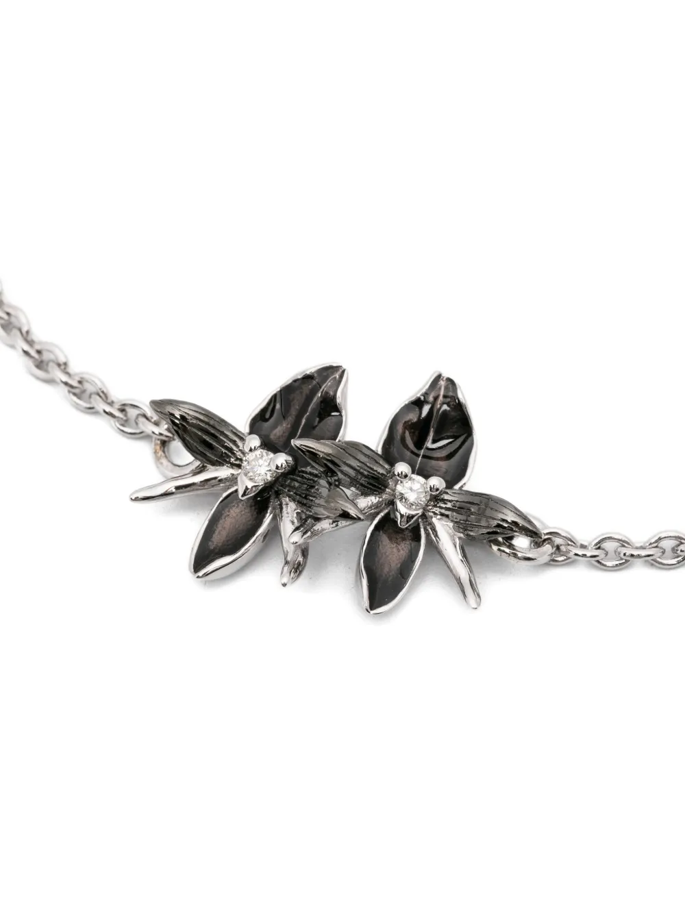 Diamond Orchids Bracelet