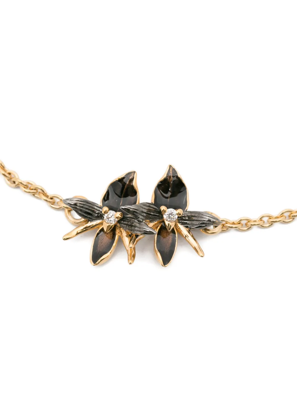 Diamond Orchid Bracelet