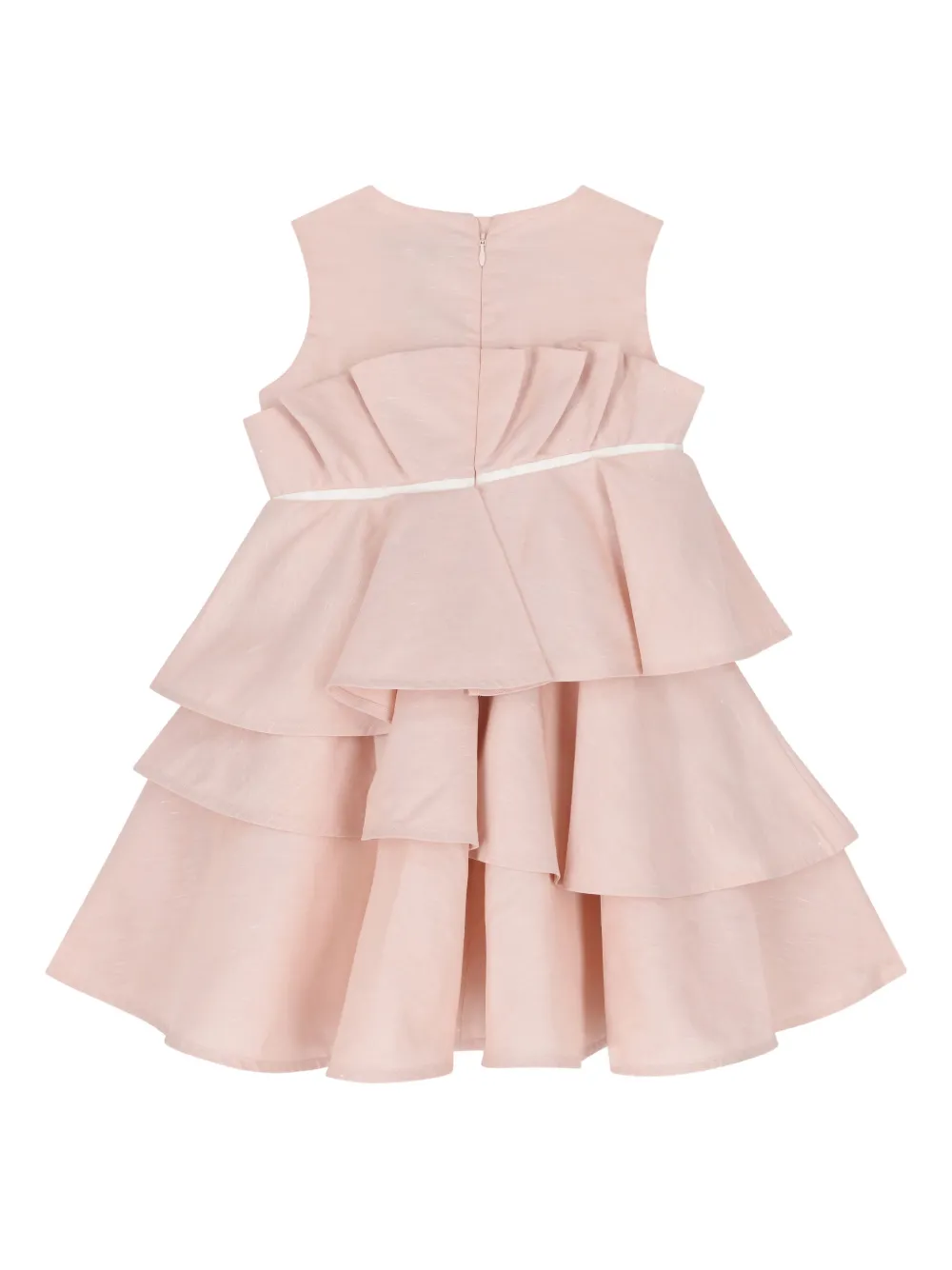 JESSIE AND JAMES KIDS Jurk met bloemendetail en ruches Roze