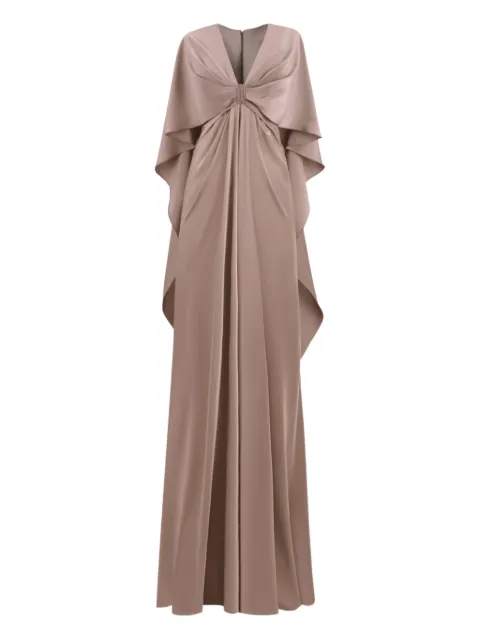 Gemy Maalouf Abendkleid mit V-Ausschnitt