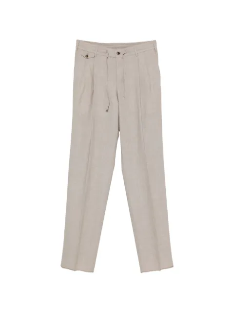 PT Torino pleated drawstring-waist trousers