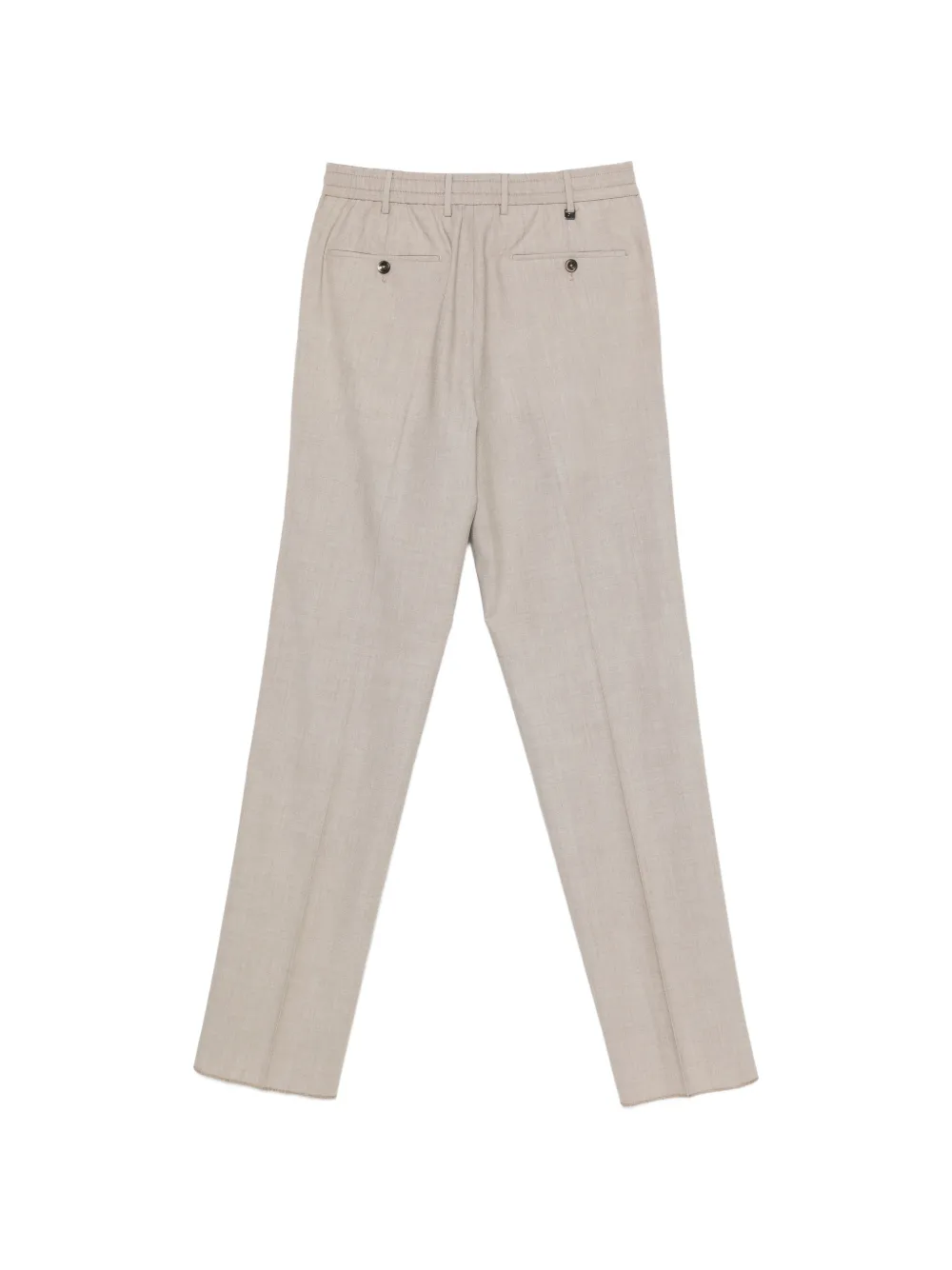PT Torino Broek met trekkoordtaille Beige