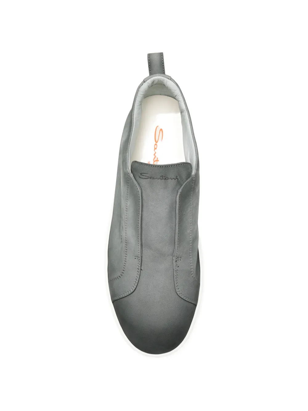 Santoni slip-on leather sneakers Grijs