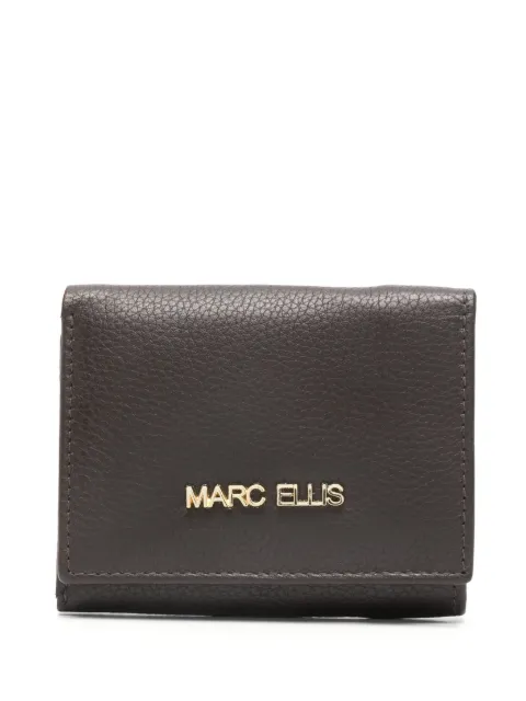 Marc Ellis logo-plaque leather wallet
