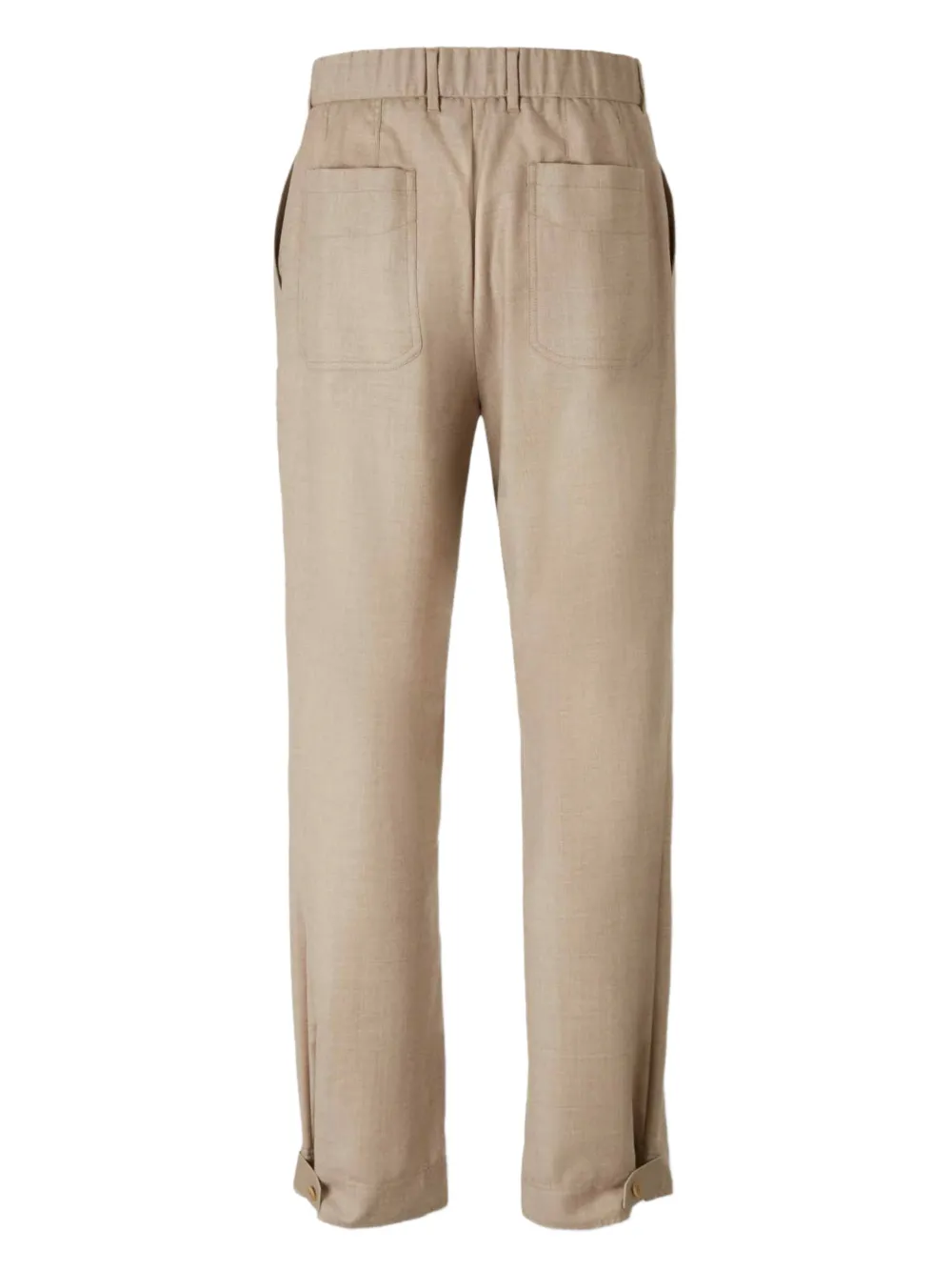 Brioni wool elastic-waistband trousers | Pantalones rectos y con corte regular | Image 2