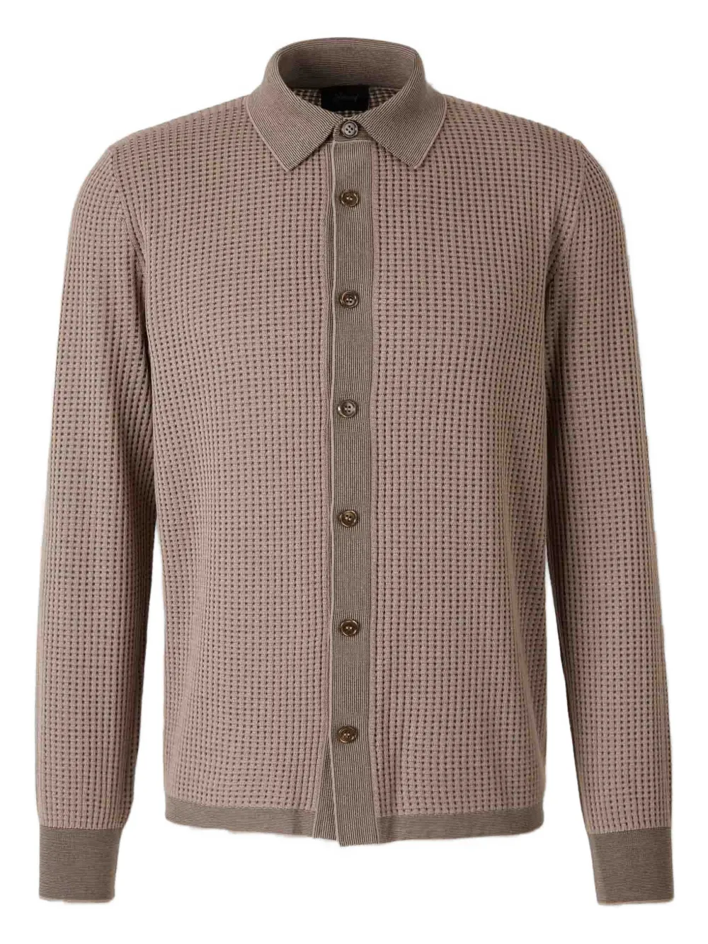 Brioni buttoned wool cardigan | Neutrals | Image 1