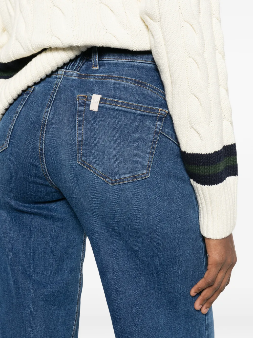 LIU JO Ruimvallende jeans Blauw
