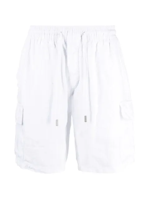 Vilebrequin drawstring-fastening linen cargo shorts
