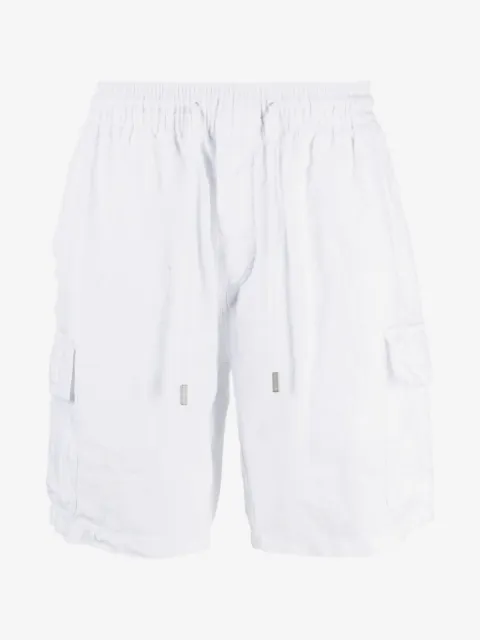 Vilebrequin drawstring-fastening linen cargo shorts