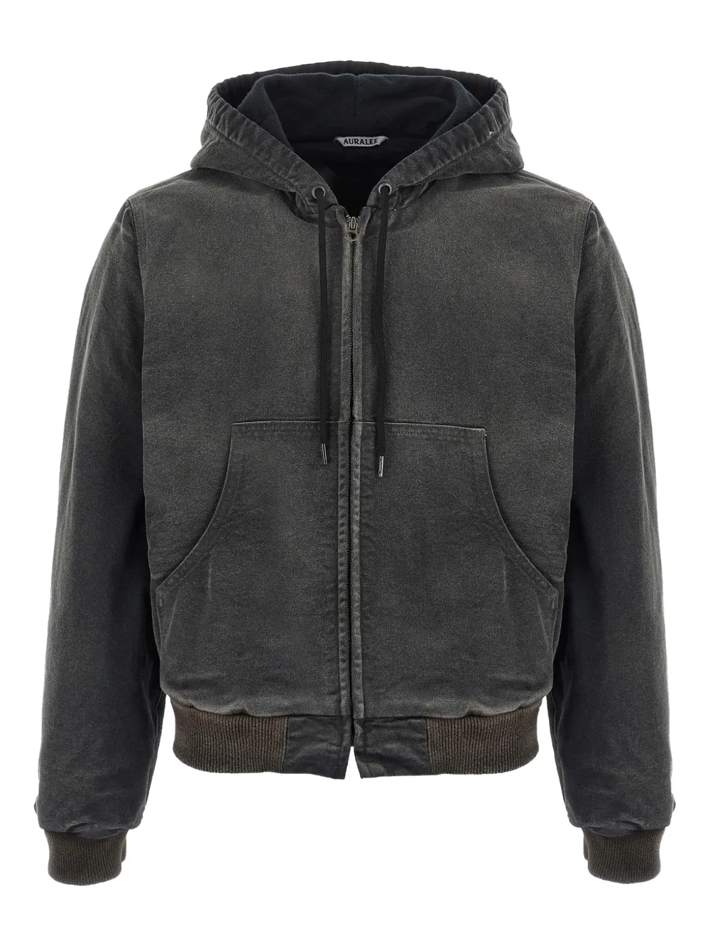 Auralee drawstring hoodie | Grey | Image 1