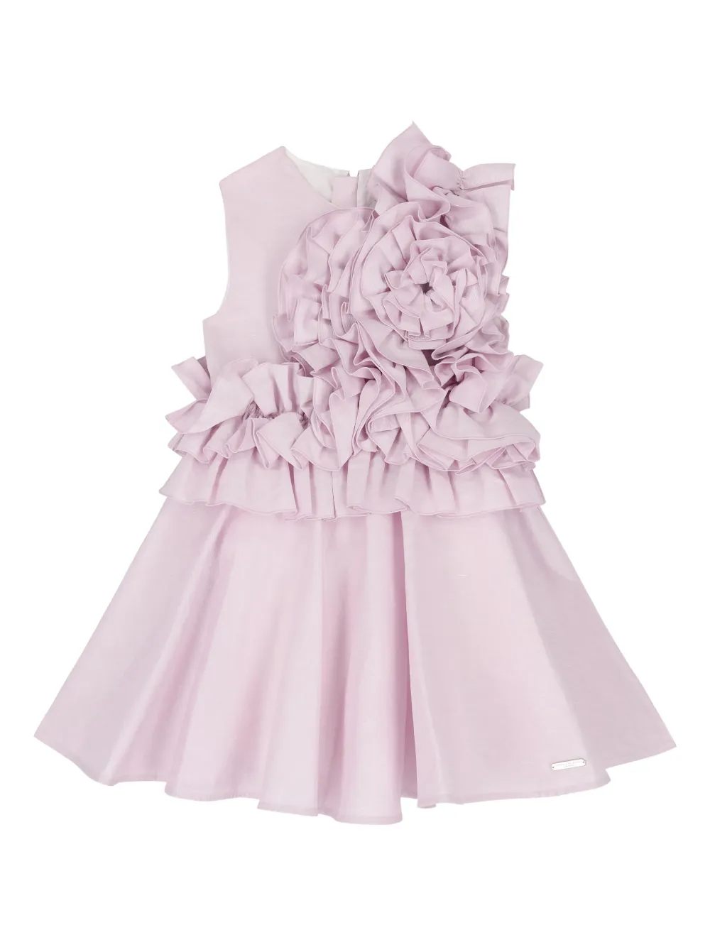 JESSIE AND JAMES KIDS Abito smanicato con ruches - Rosa