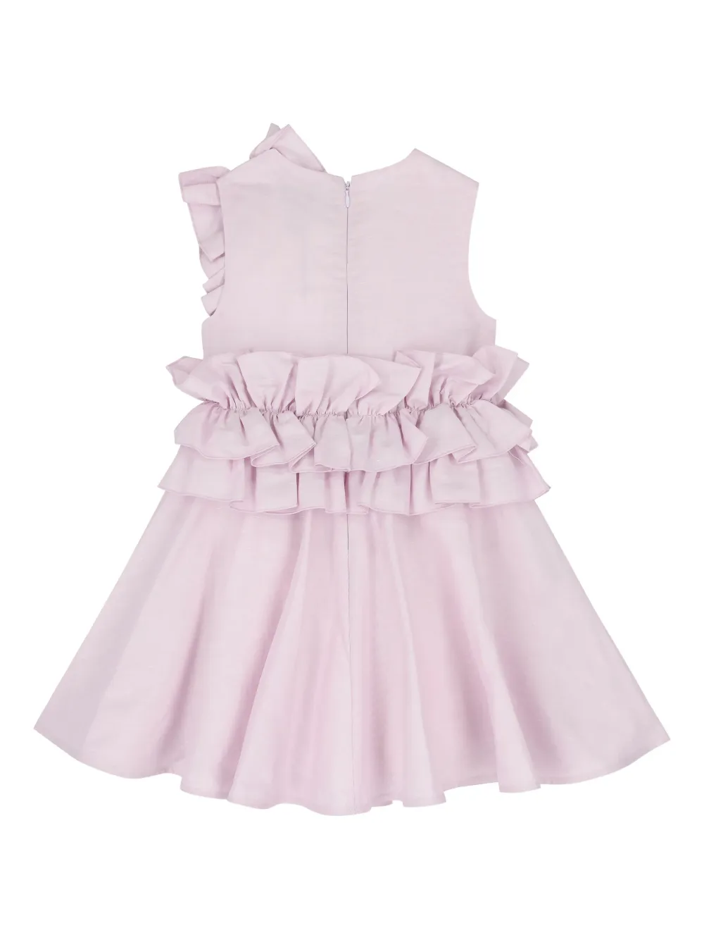 JESSIE AND JAMES KIDS Mouwloze jurk met ruches Roze