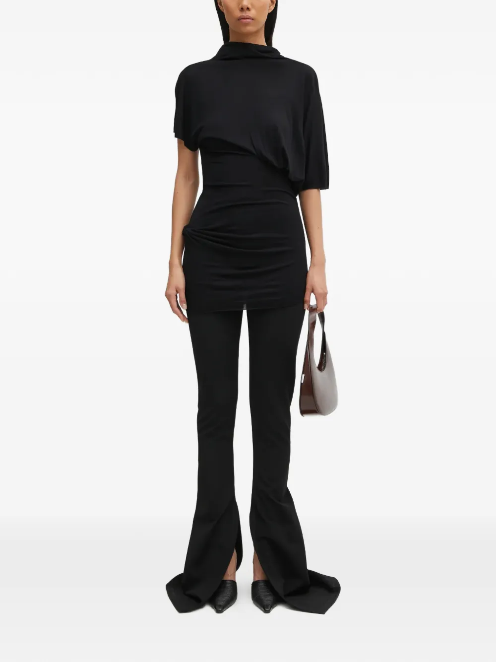 Rick Owens Lilies Lilith short-sleeve top - Zwart