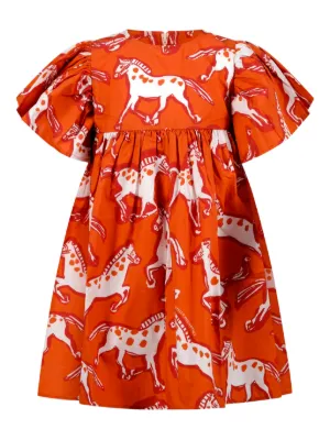 Mini Rodini leopard-print long-sleeve Dress | Brown | FARFETCH