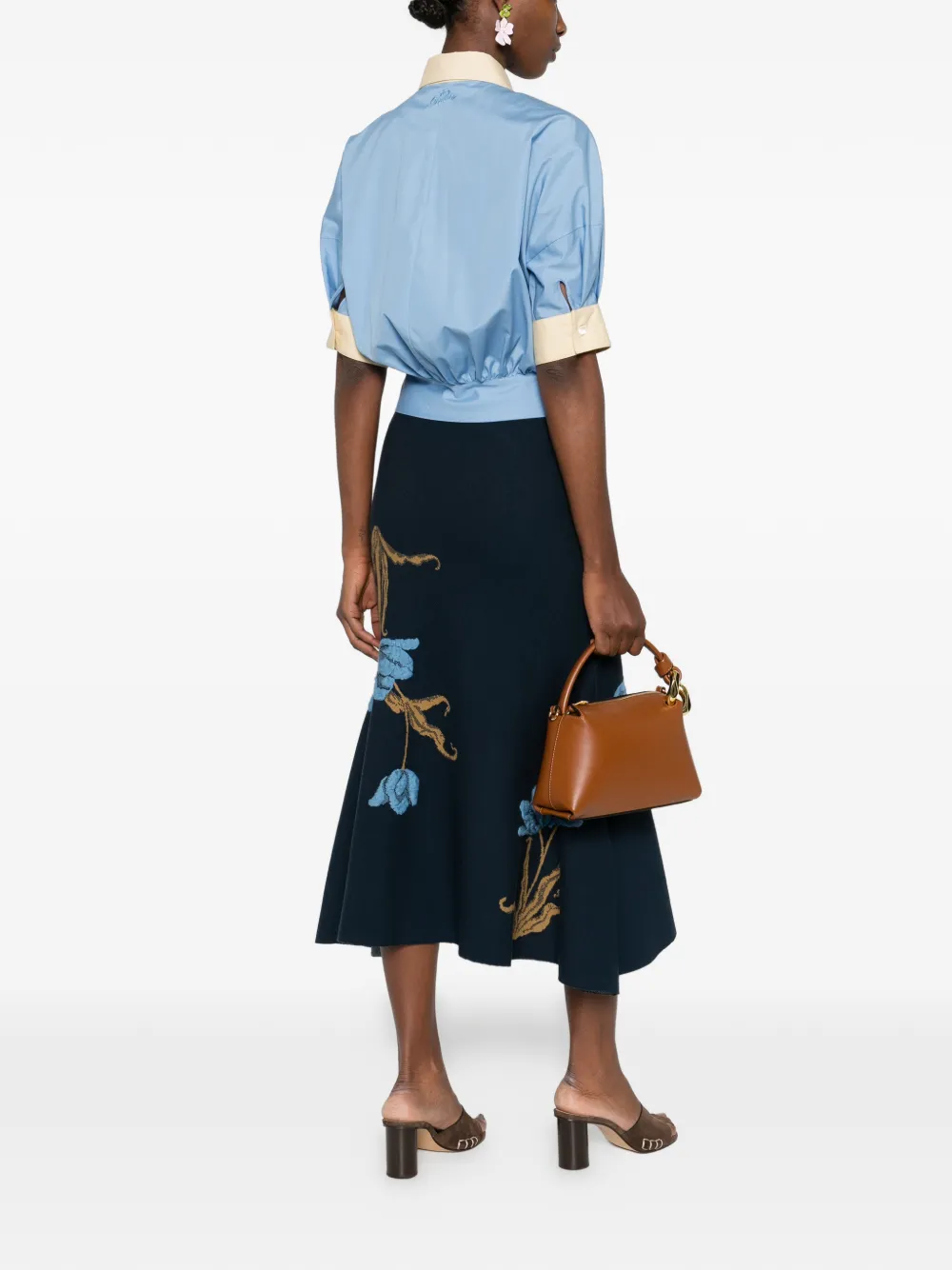 Marni collared panelled top | Shirts | Image 2