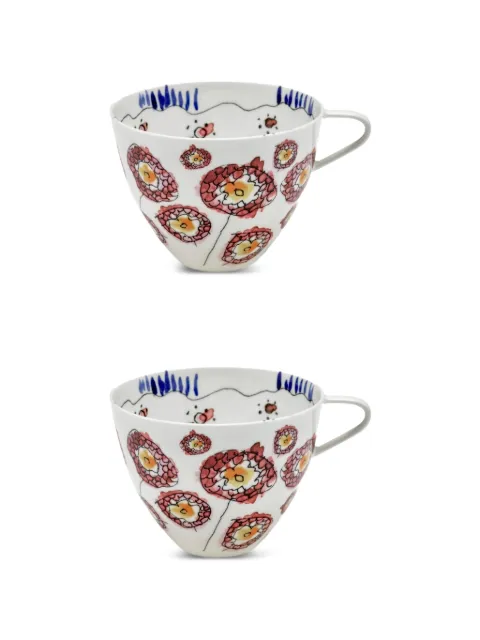 Serax x Marni Midnight Flowers cappuccino cup