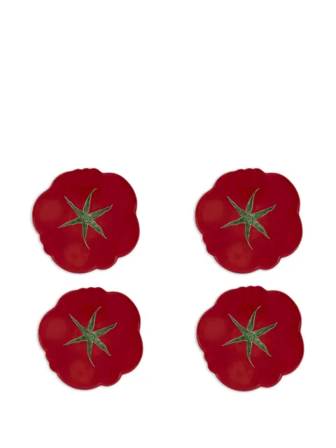 Bordallo Pinheiro small tomato plate (four-person setting) 