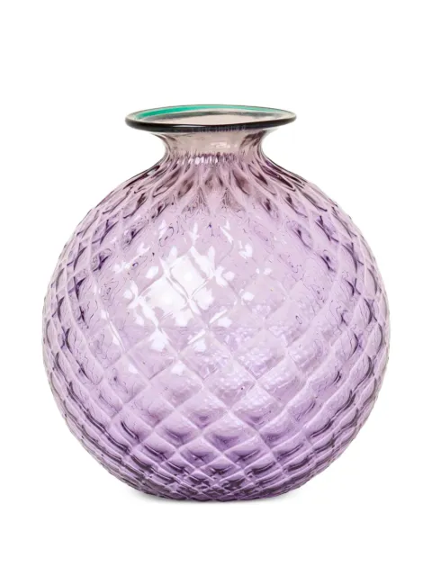 Venini Monofiore Balloton diamond-pattern vase