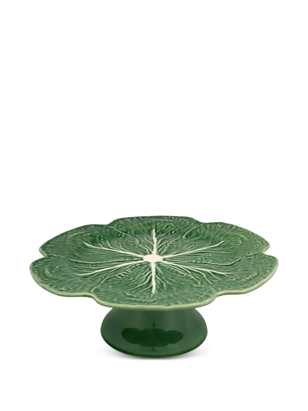 Bordallo Pinheiro Cabbage cake stand - Verde