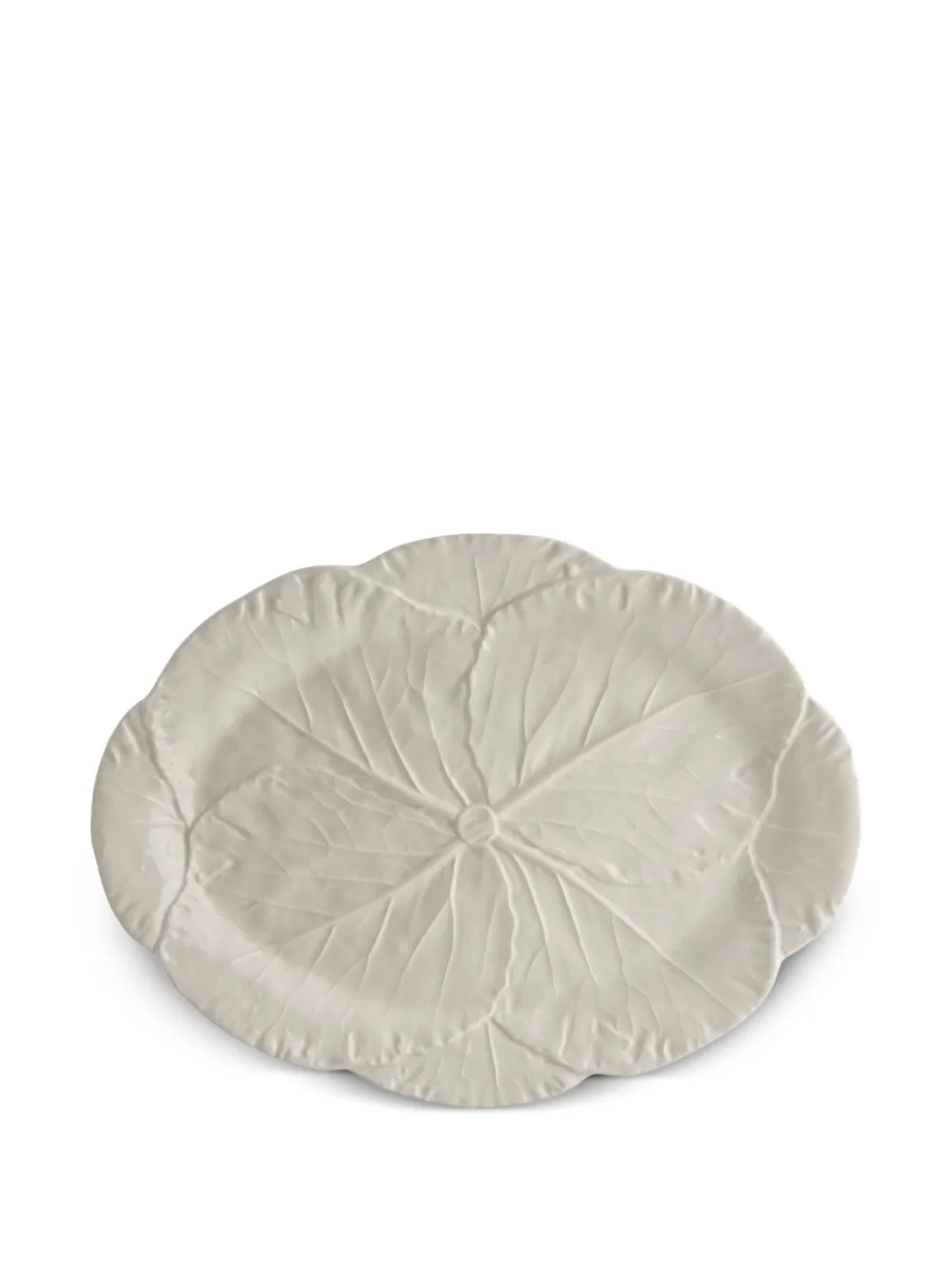 Bordallo Pinheiro large Cabbage oval serving dish - Toni neutri
