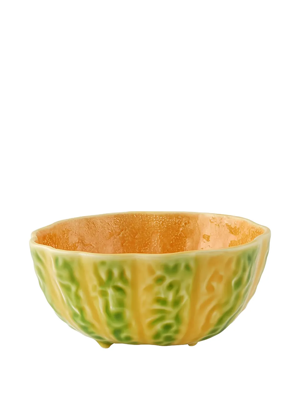 Bordallo Pinheiro large pumpkin bowl (four-person setting) - Giallo