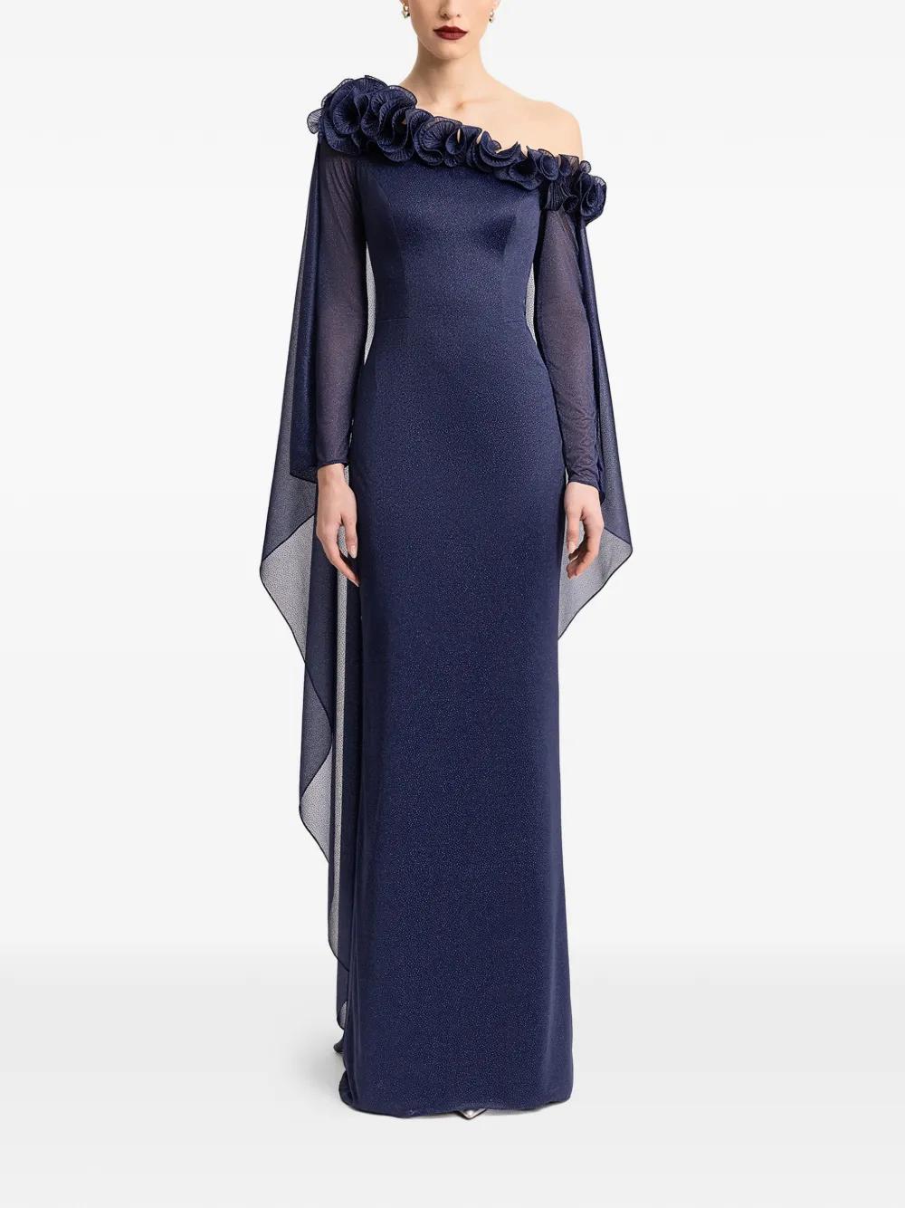 Gemy Maalouf Asymmetrische avondjurk - Blauw