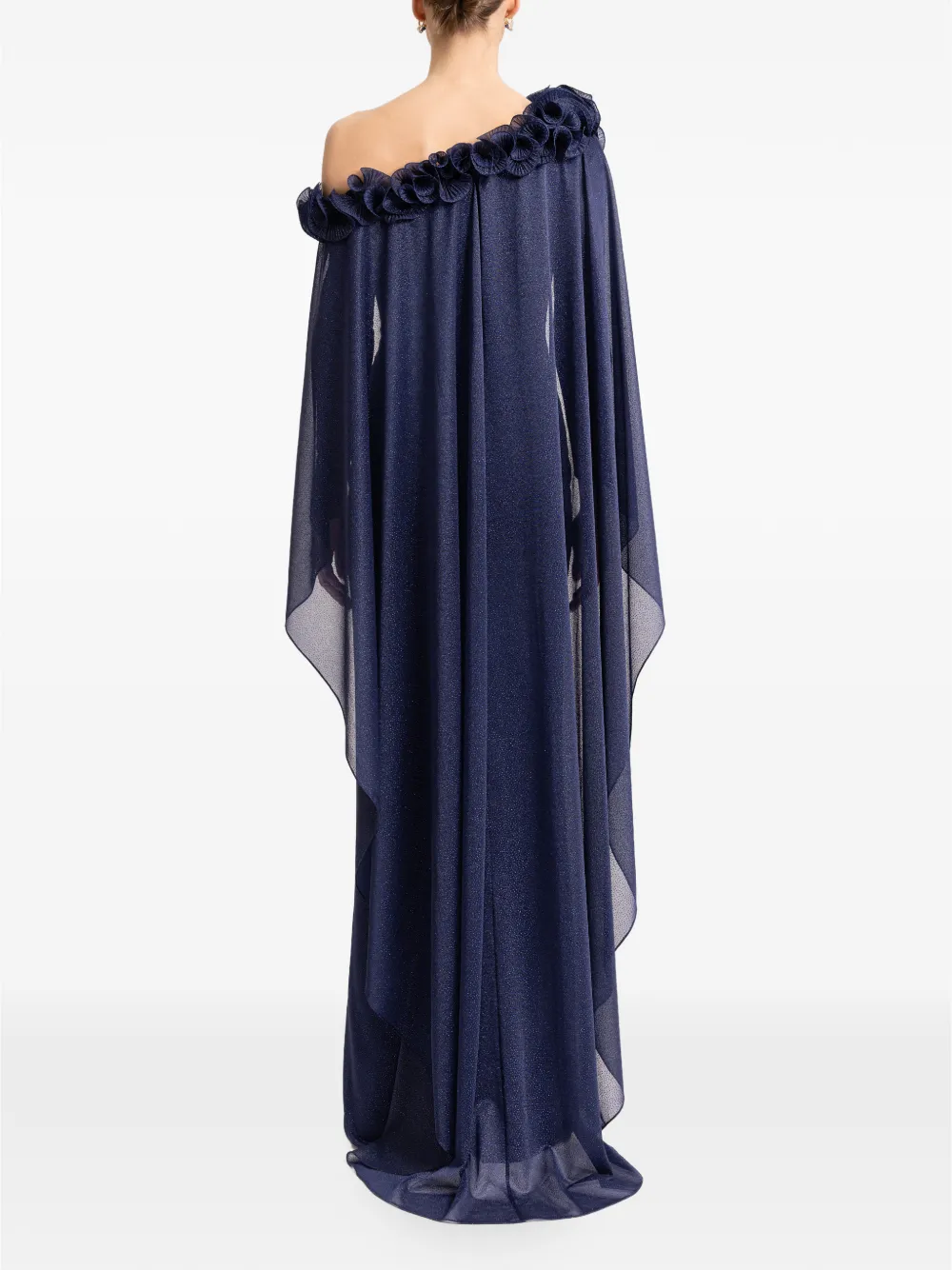 Gemy Maalouf Asymmetrische avondjurk Blauw