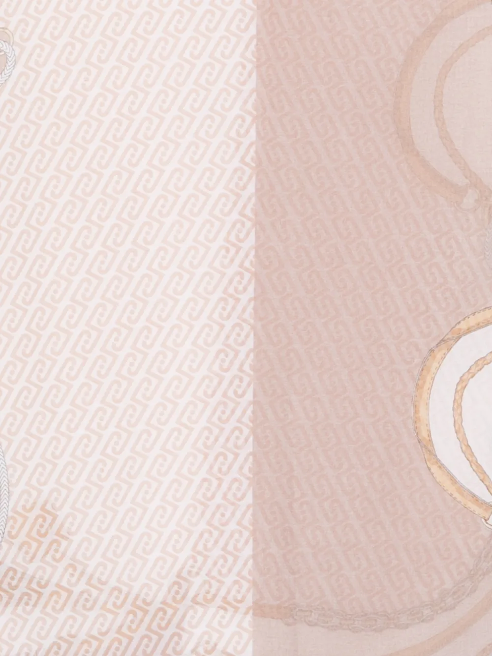 LIU JO pattern fringed scarf | Image 2