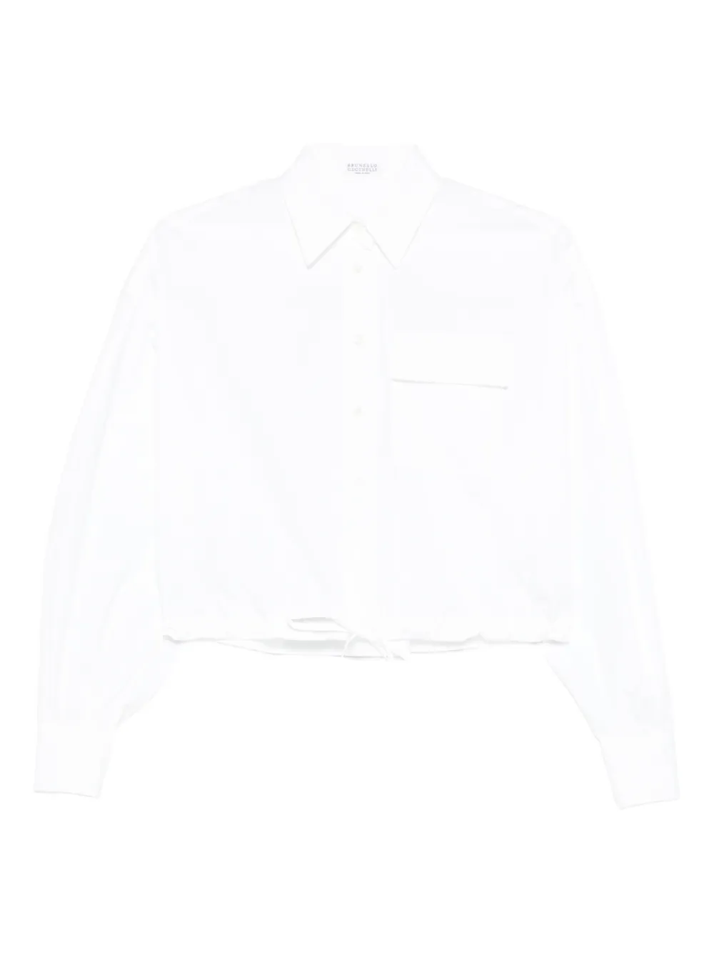 Brunello Cucinelli Camicia con coulisse - Bianco