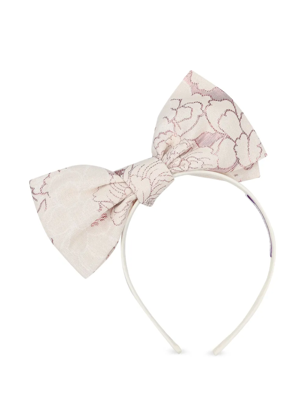 JESSIE AND JAMES KIDS patterned-jacquard headband | Neutrals | Image 1