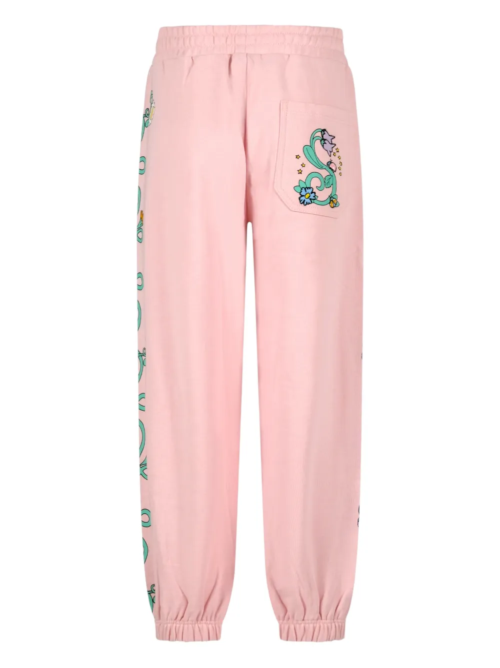 Stella McCartney Kids Trainingsbroek met bloemenprint Roze