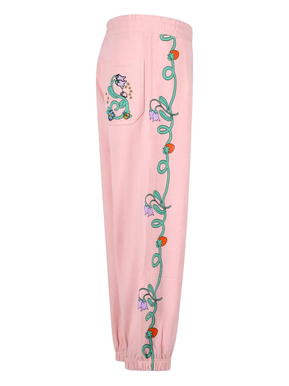Floral-Print Track Pants