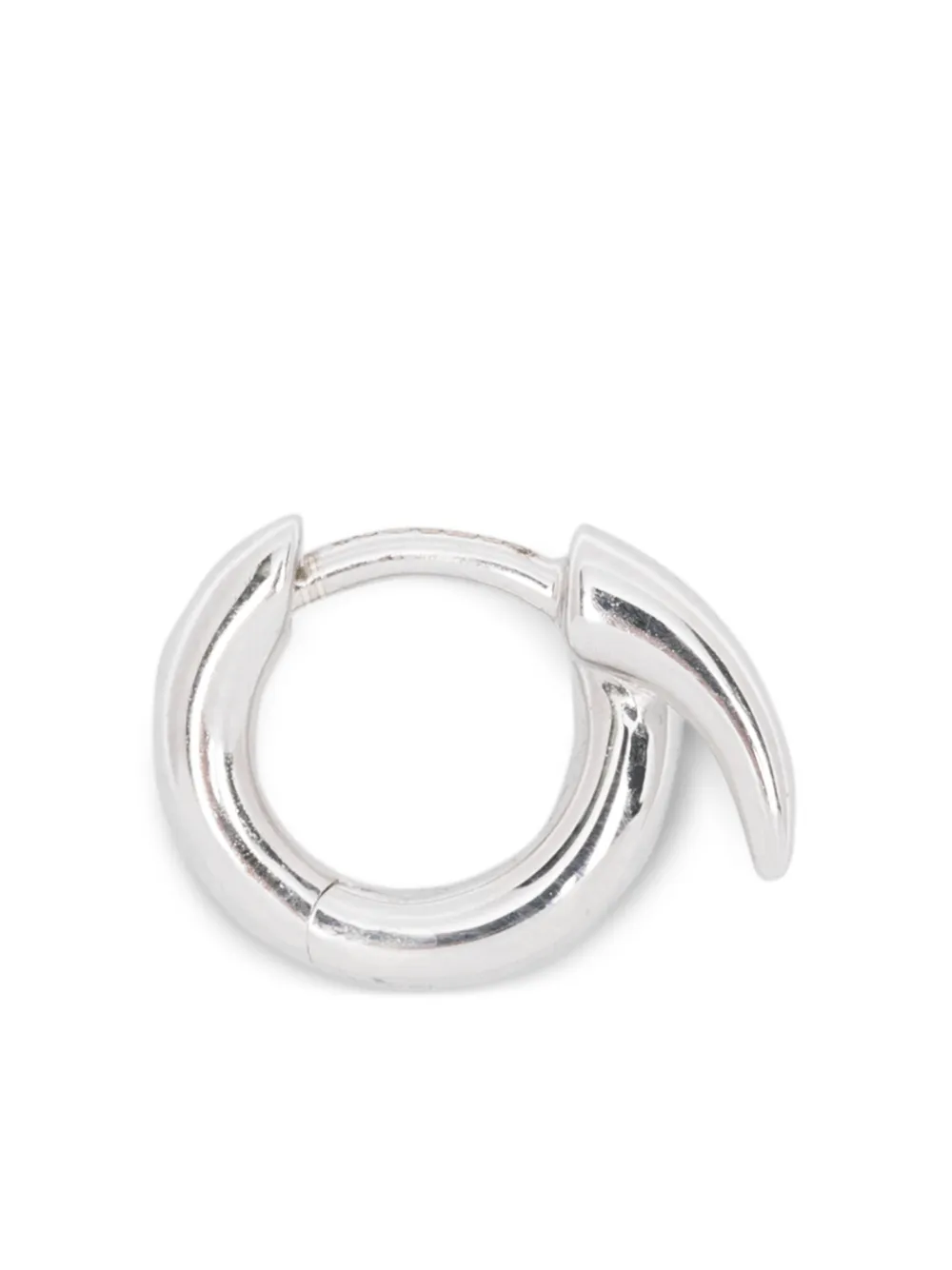 Shaun Leane mini Quill hoop earring - Argento