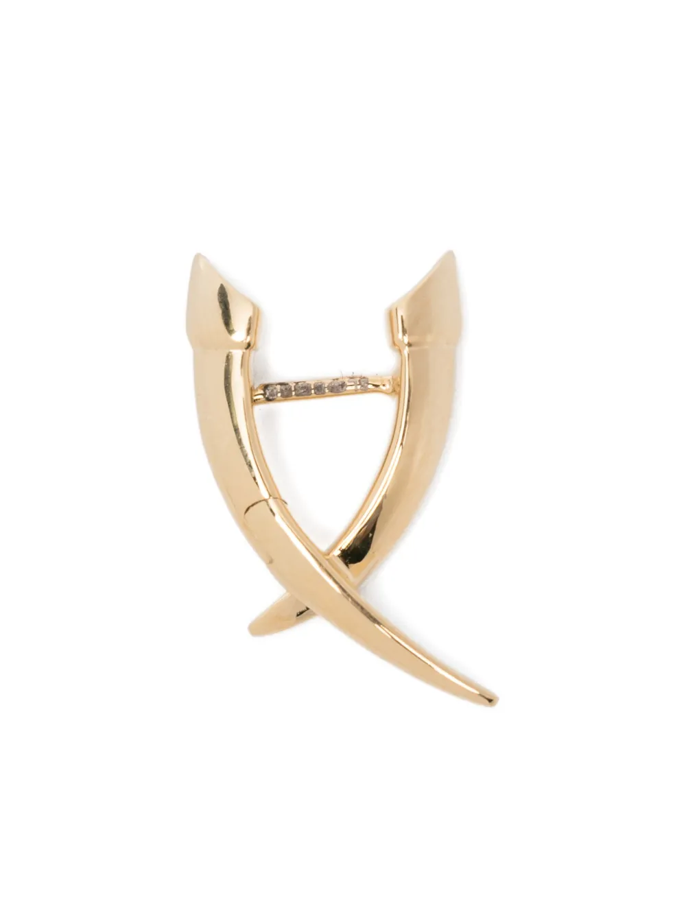 Shaun Leane mini Sabre Crossover earring - Oro