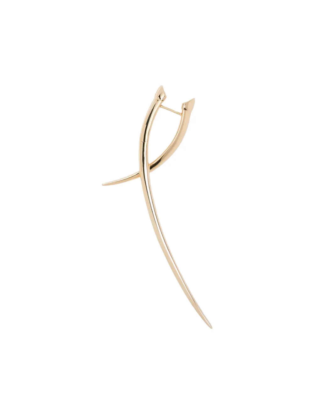 Shaun Leane Sabre Statement Crossover earring - Oro