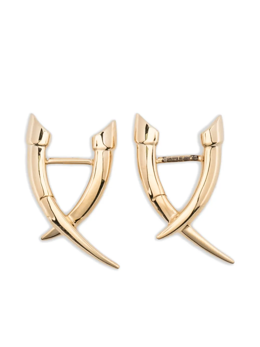 Shaun Leane Sabre crossover earrings | Gold | Image 1