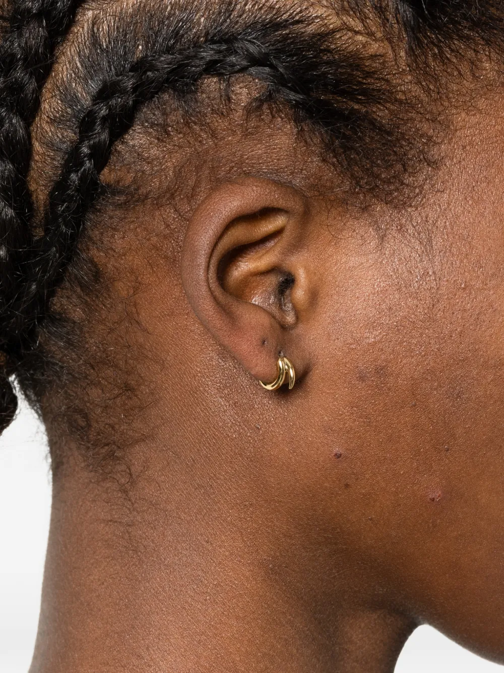 Shaun Leane Quill Mini Hoop Earring In Gold