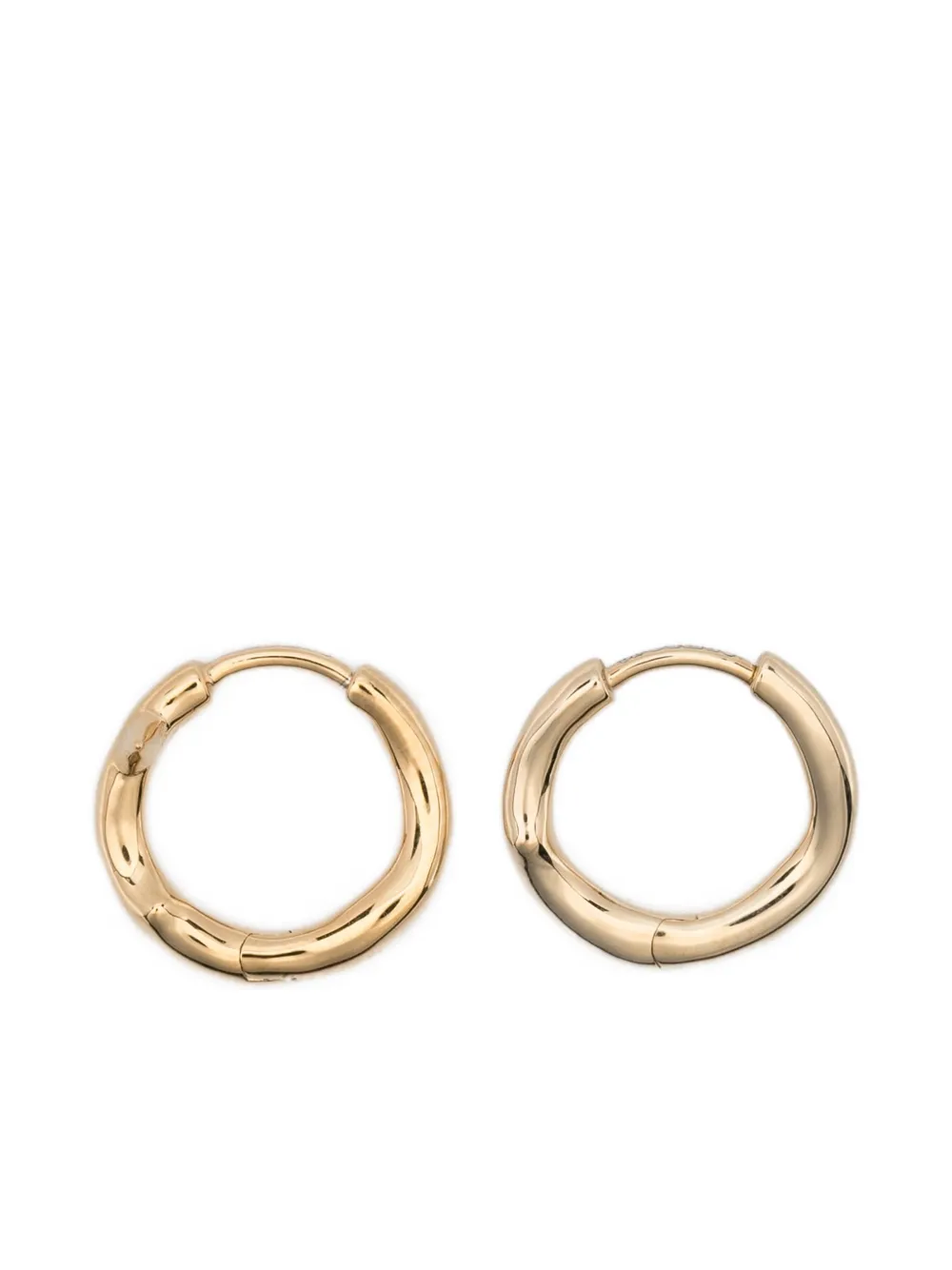 Shaun Leane Rose Thorn mini hoop earrings - Oro