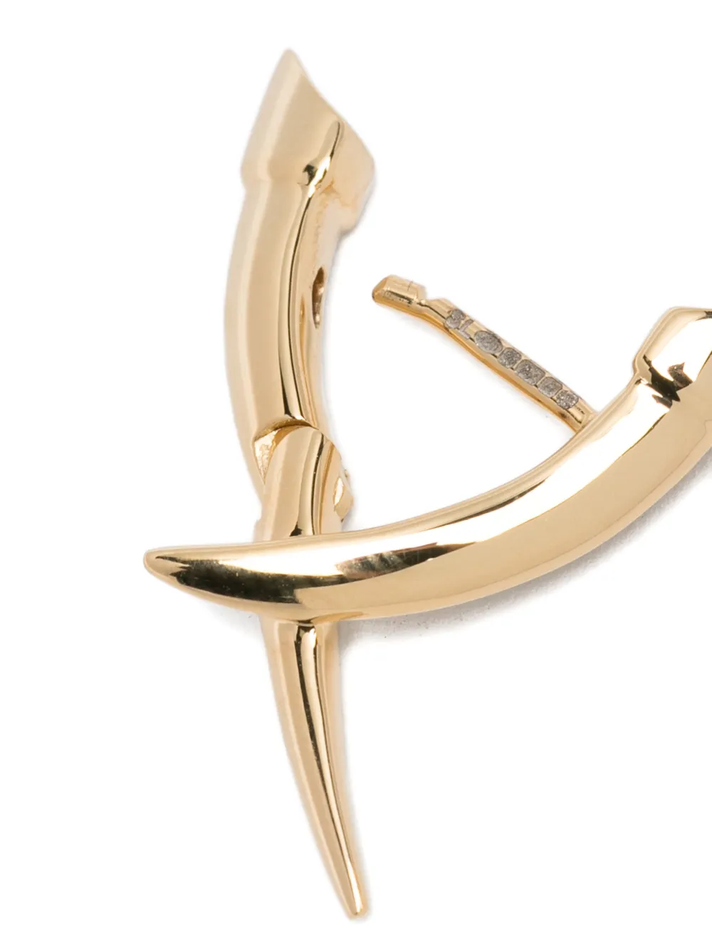 Shaun Leane Sabre Mini Crossover Earring In Gold