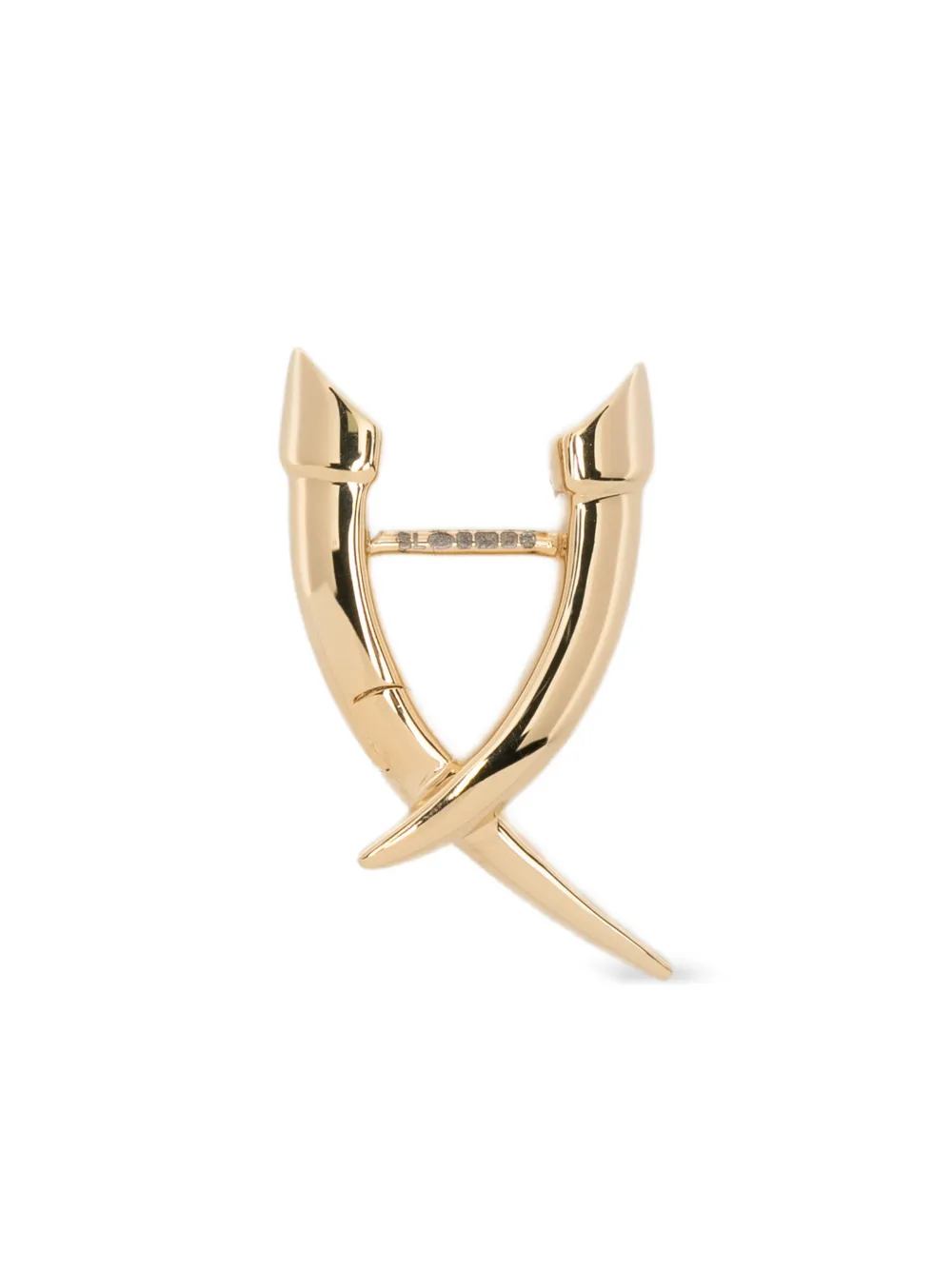 Shaun Leane Sabre Mini Crossover Earring In Gold