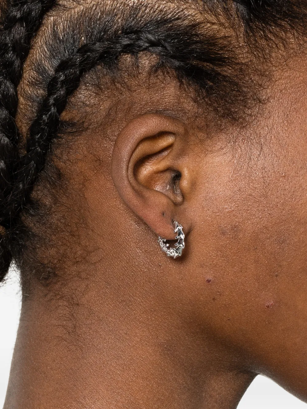 Shaun Leane Serpent's Trace Mini Hoop Earrings In Silver