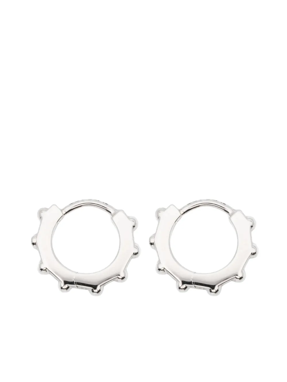Shaun Leane Spur mini hoop earrings - Argento