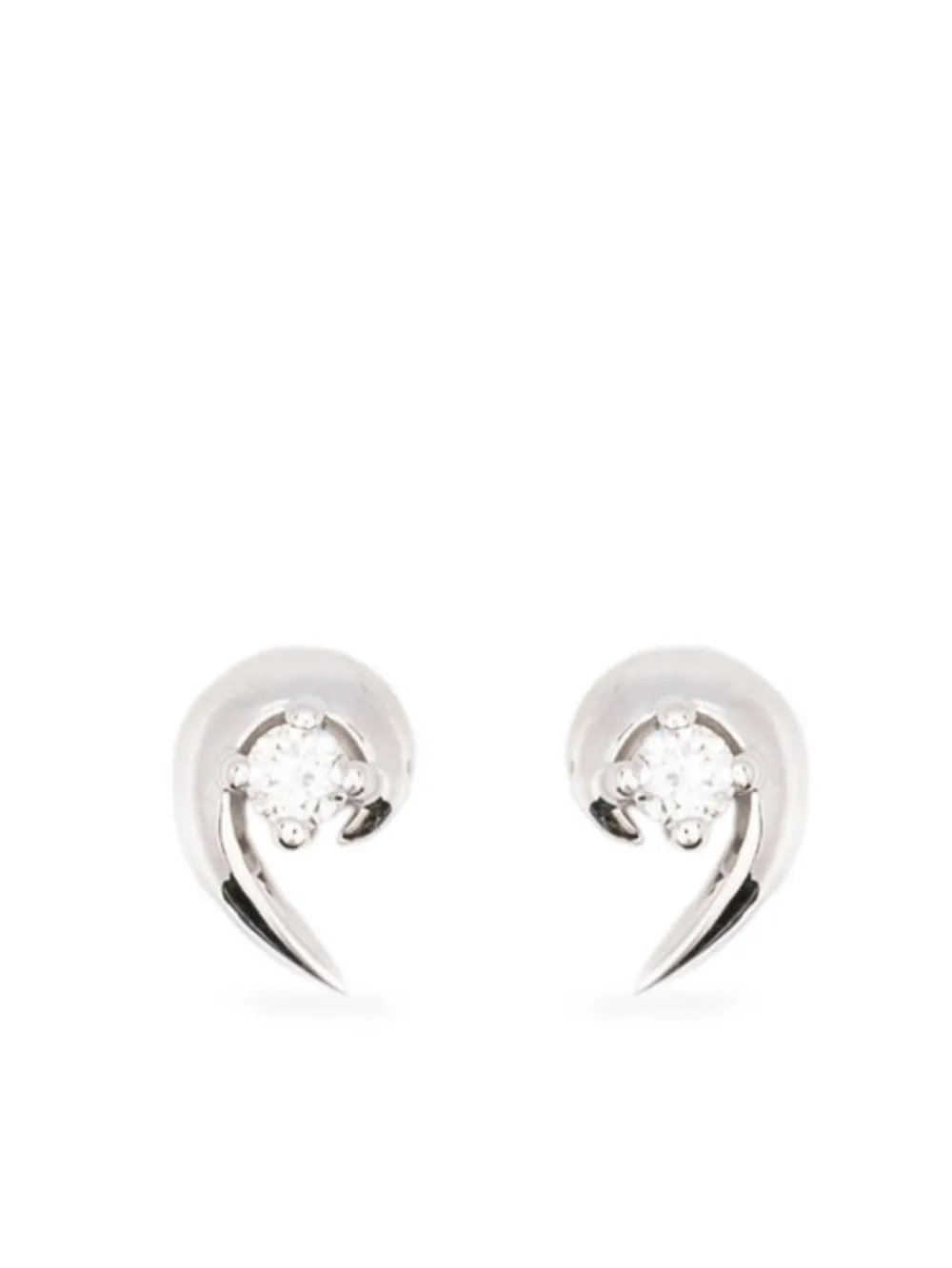 Shaun Leane Talon diamond stud earrings | Silver | Image 1