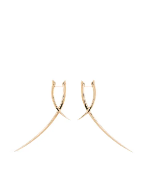 Shaun Leane Sabre statement crossover earrings